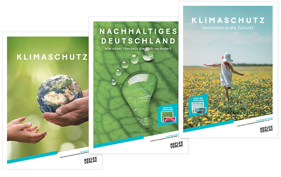 Cover von Reflex-Publikationen aus dem Bereich Nachhaltigkeit